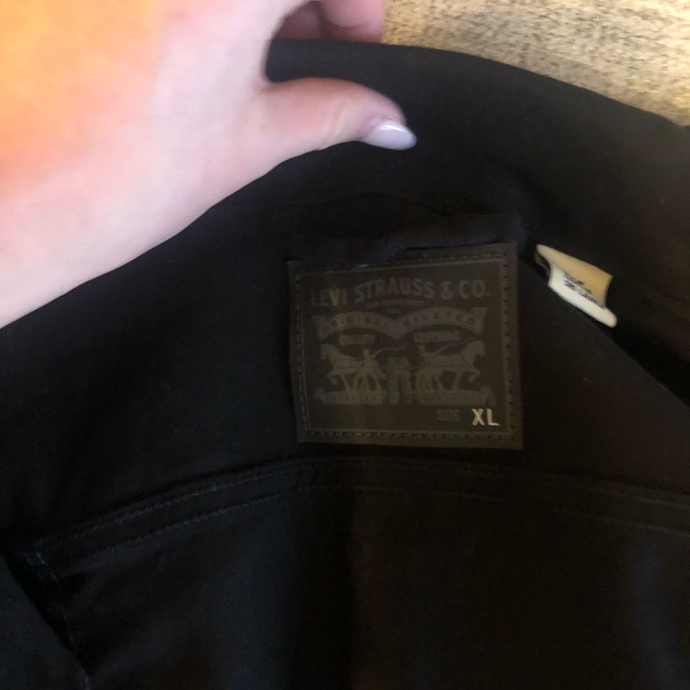 Levi’s Black Jean Jacket - image 1